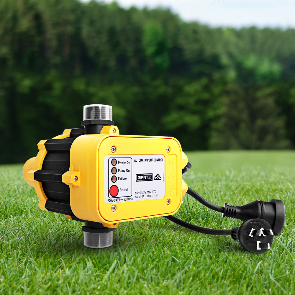 Automatic Electronic Water Pump Controller - Yellow