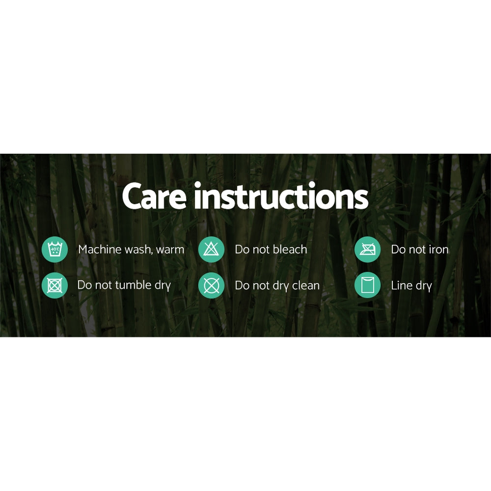 Queen Giselle Bedding 800GSM Microfibre Bamboo Quilt