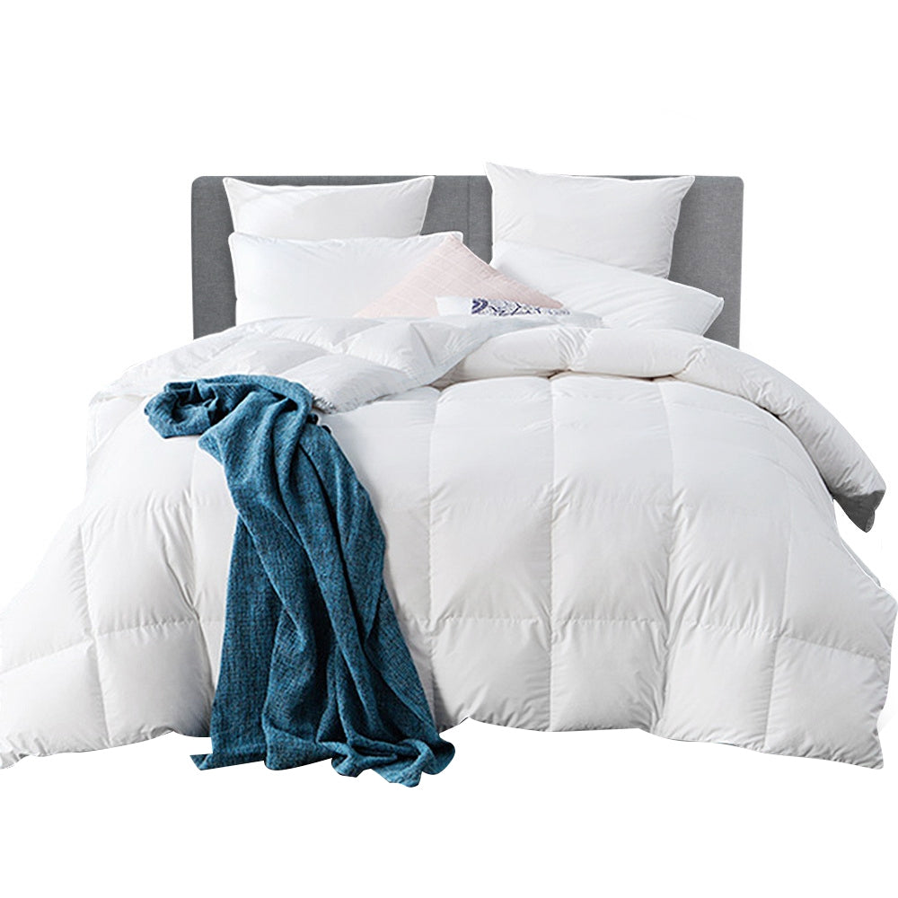 Queen Giselle Bedding 700GSM Goose Down Feather Quilt