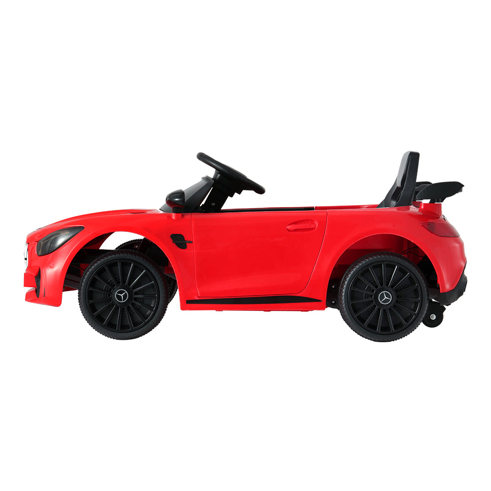 Kids Ride On Car Mercedes-Benz AMG GTR Electric Toy Cars 12V - Red