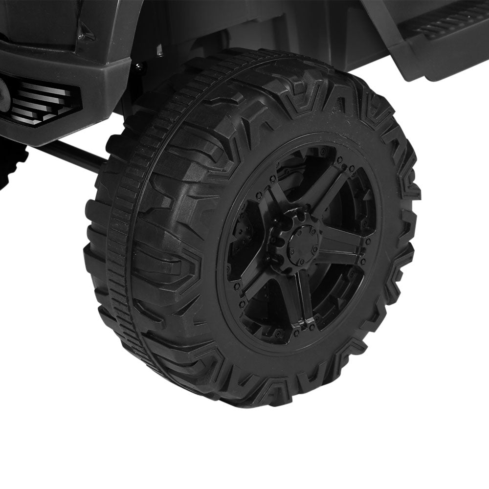 Kids Electric Ride On Car Jeep Toy Cars Remote 12V - Black