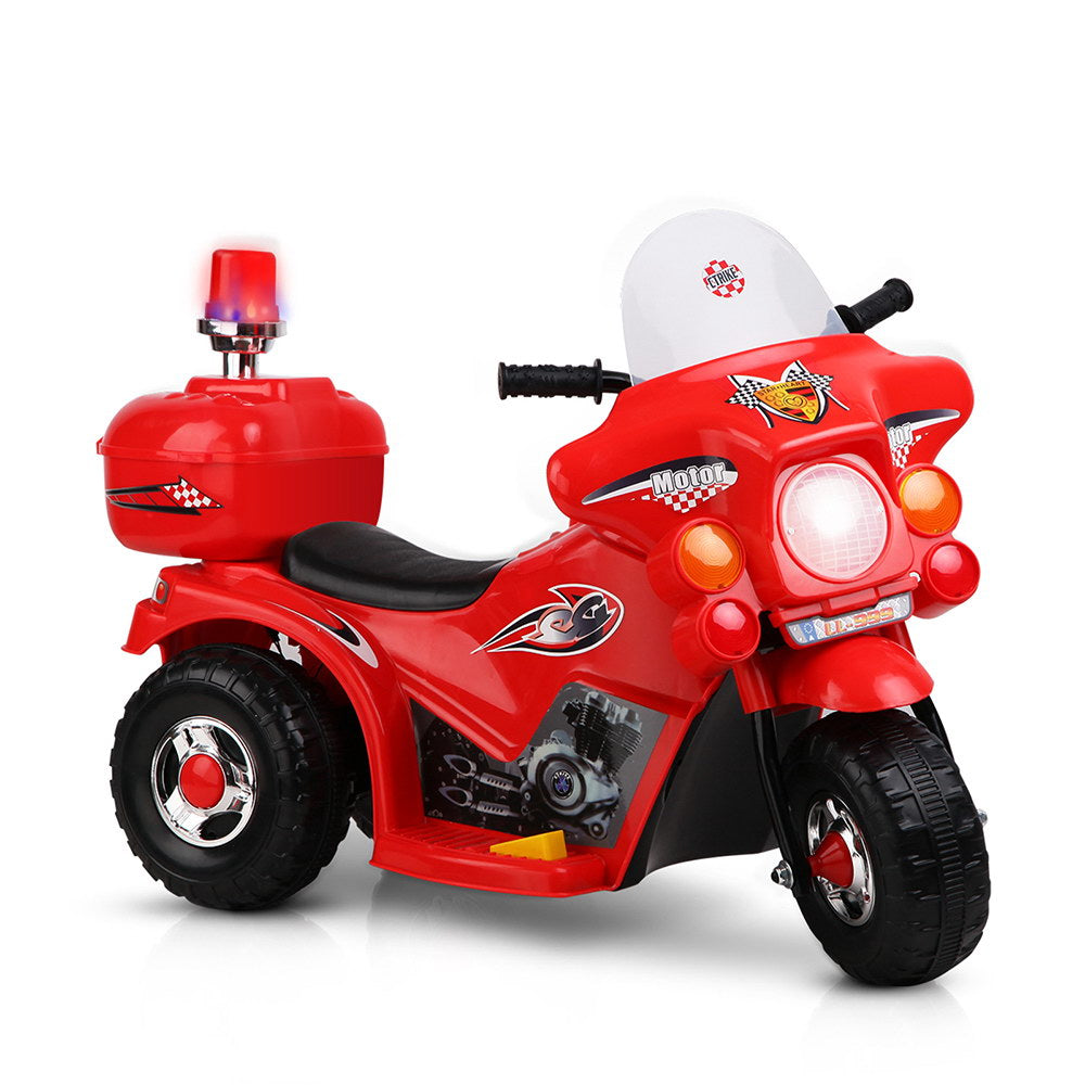 Kids Ride On Motorbike Motorcycle Car - Red