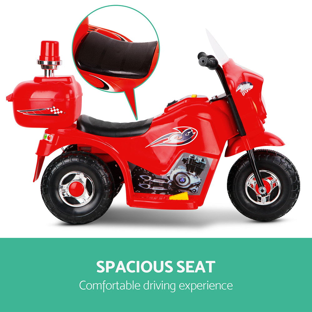 Kids Ride On Motorbike Motorcycle Car - Red