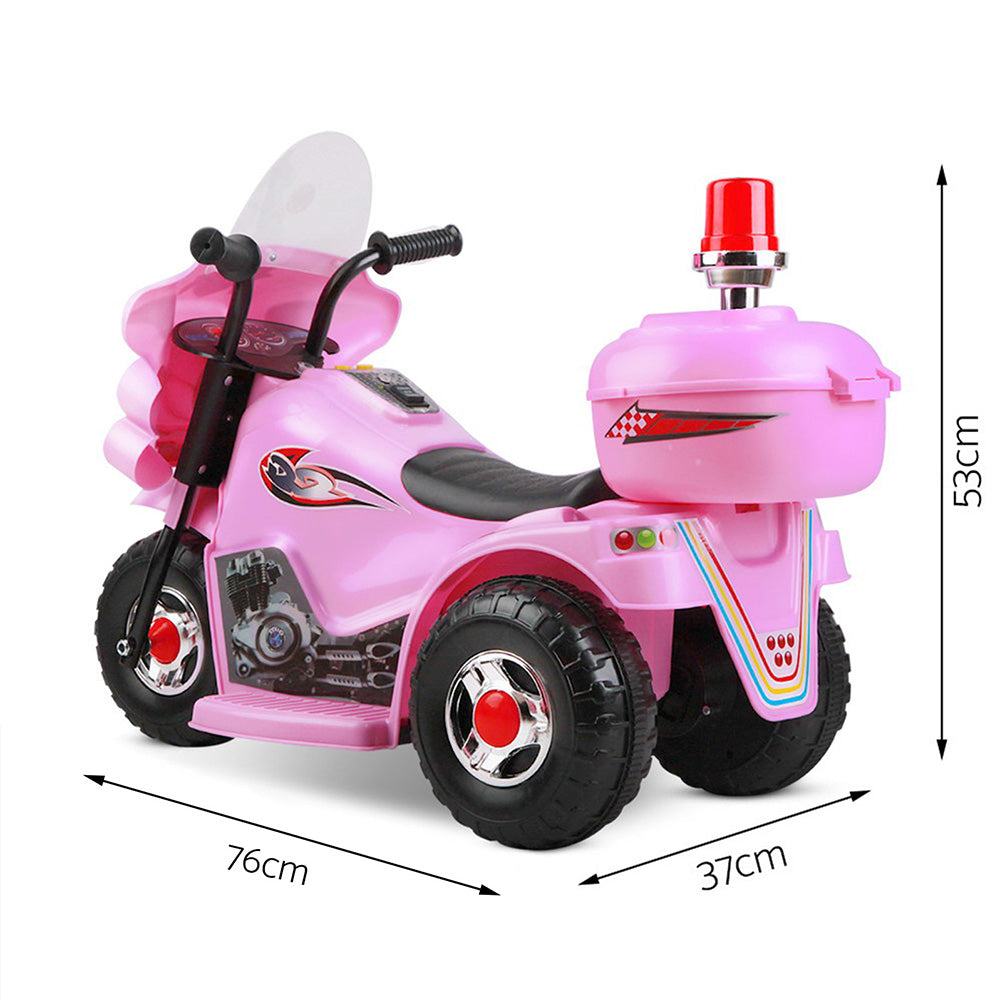 Kids Ride On Motorbike Motorcycle Car - Pink