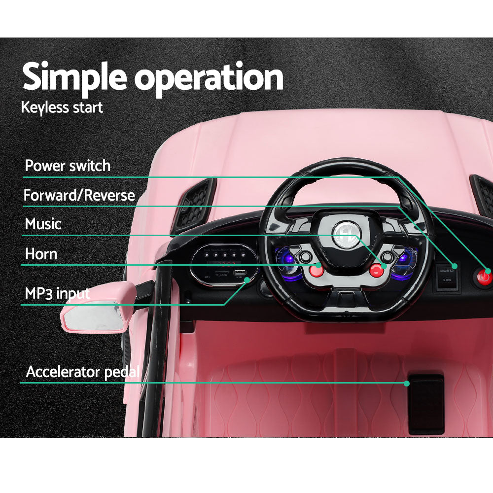 Ride On Car Kids Electric Ride On Cars SUV Remote 12V - Pink