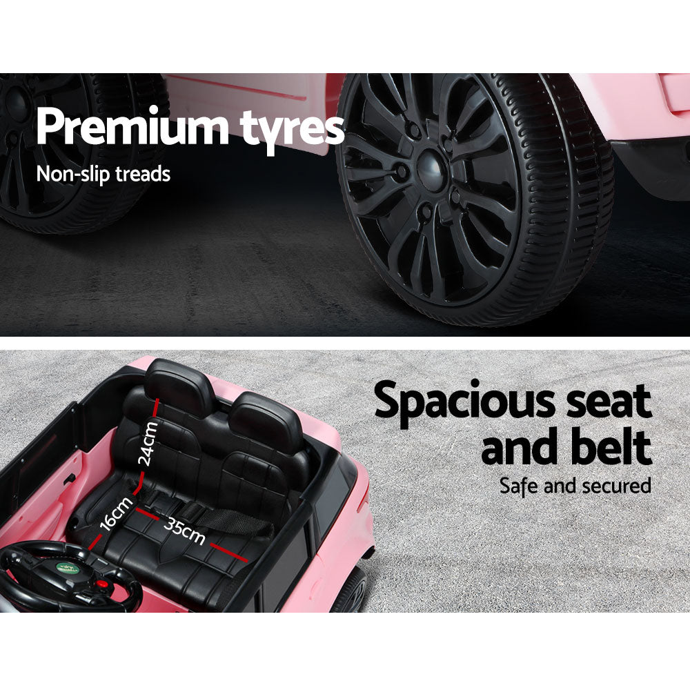 Ride On Car Kids Electric Ride On Cars SUV Remote 12V - Pink