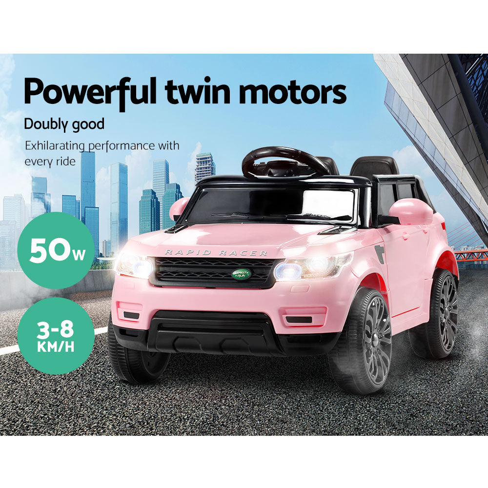 Ride On Car Kids Electric Ride On Cars SUV Remote 12V - Pink