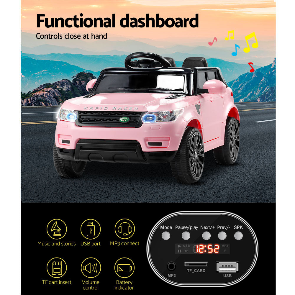 Ride On Car Kids Electric Ride On Cars SUV Remote 12V - Pink
