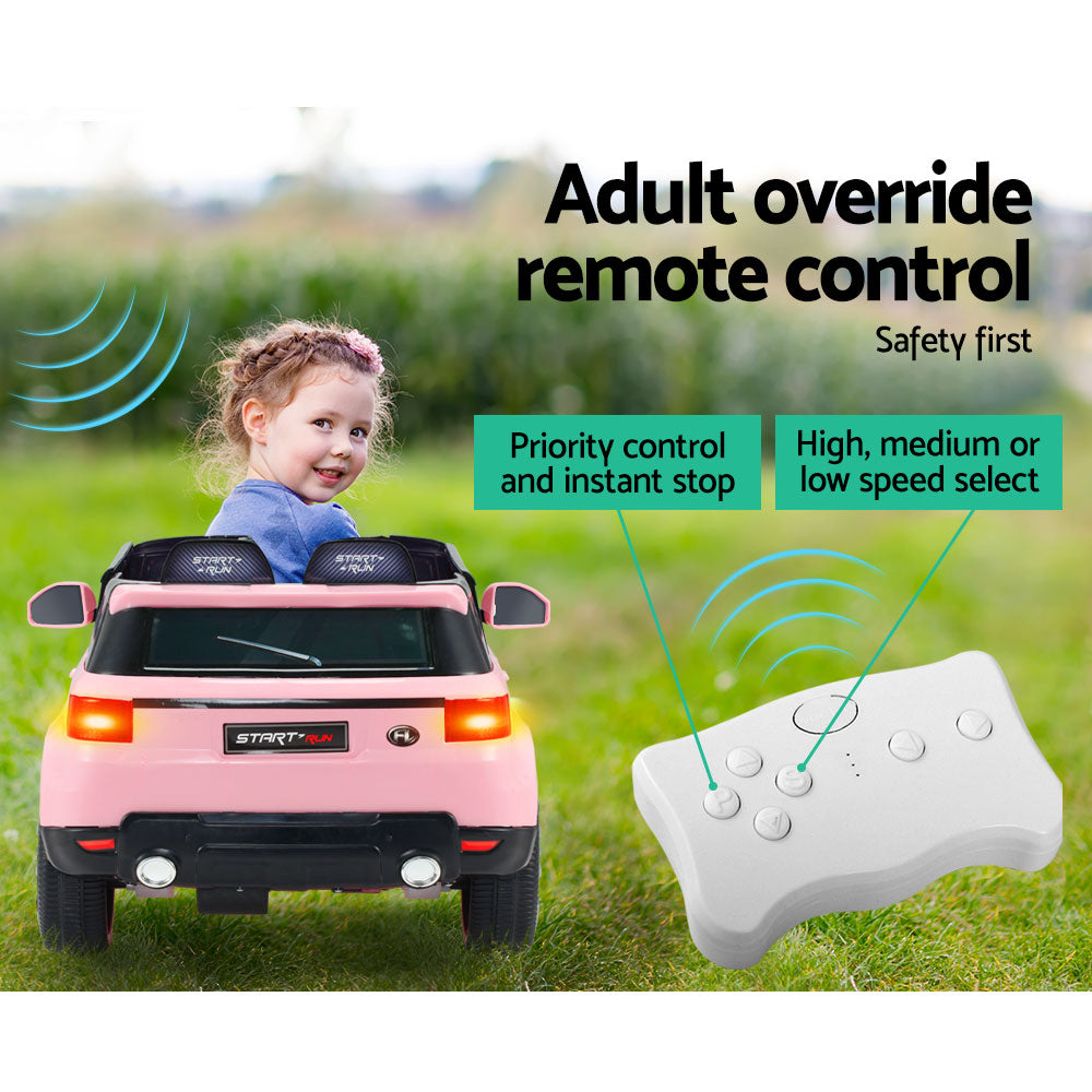 Ride On Car Kids Electric Ride On Cars SUV Remote 12V - Pink