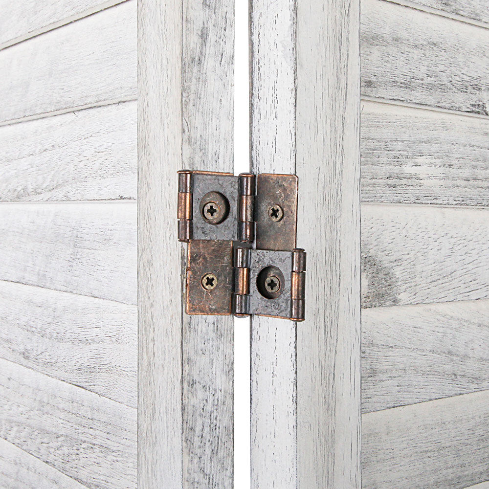 3 Panel Room Divider Screen 120x170cm - White