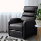 Achilles Luxury Recliner Chair Lounge Armchair Leather Cover - Brown
