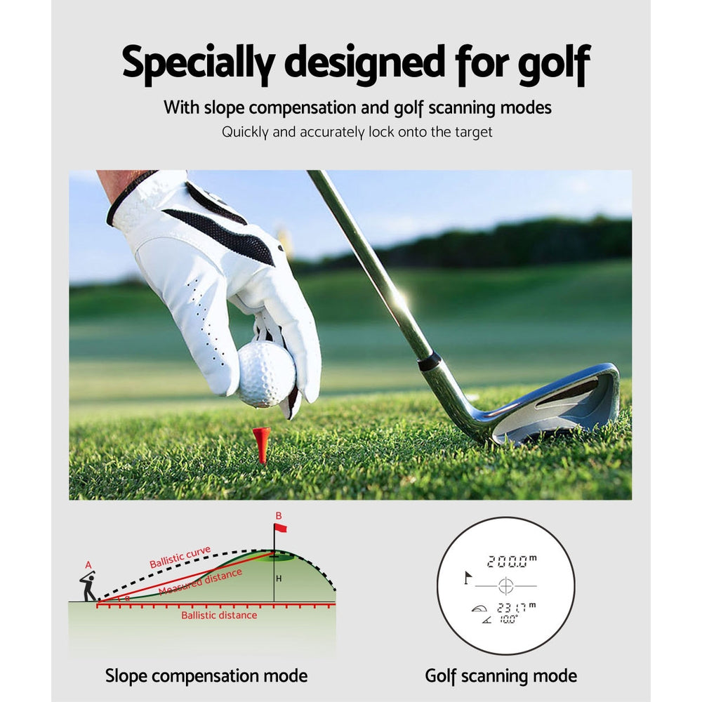 Golf Laser Range Finder 600m Hunting Rangefinder Distance Height Speed Measure