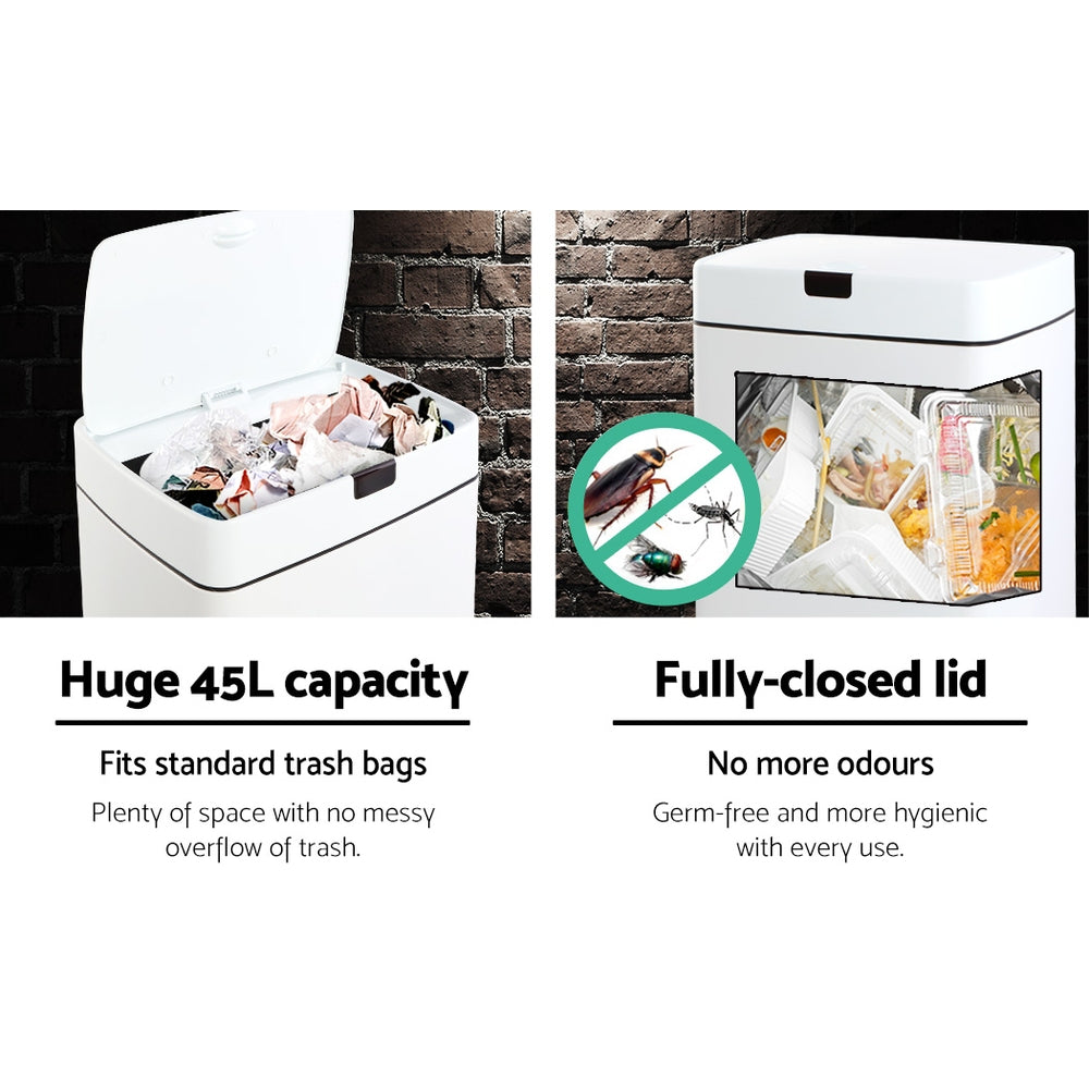 45L Sensor Bin White