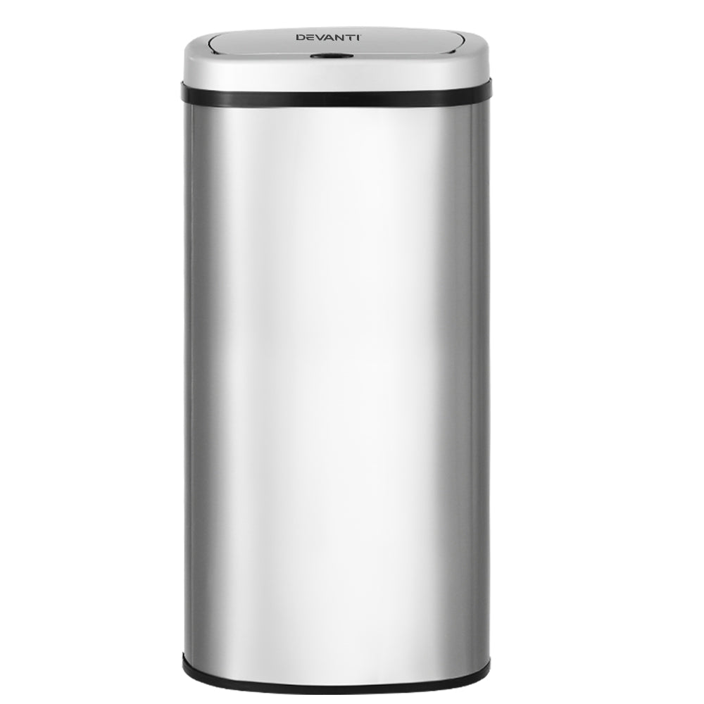 60L Sensor Bin Motion Rubbish Automatic - Silver