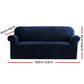 Velvet Sofa Cover Plush Couch Cover Lounge Slipcover 3-Seater Sapphire