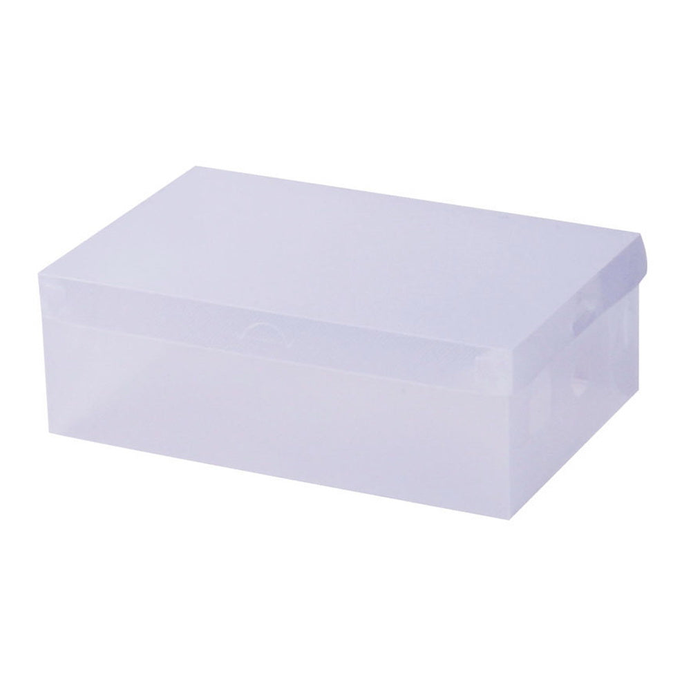 Set of 40 Clear Shoe Box Transparent Foldable Shoe Storage Stackable Case