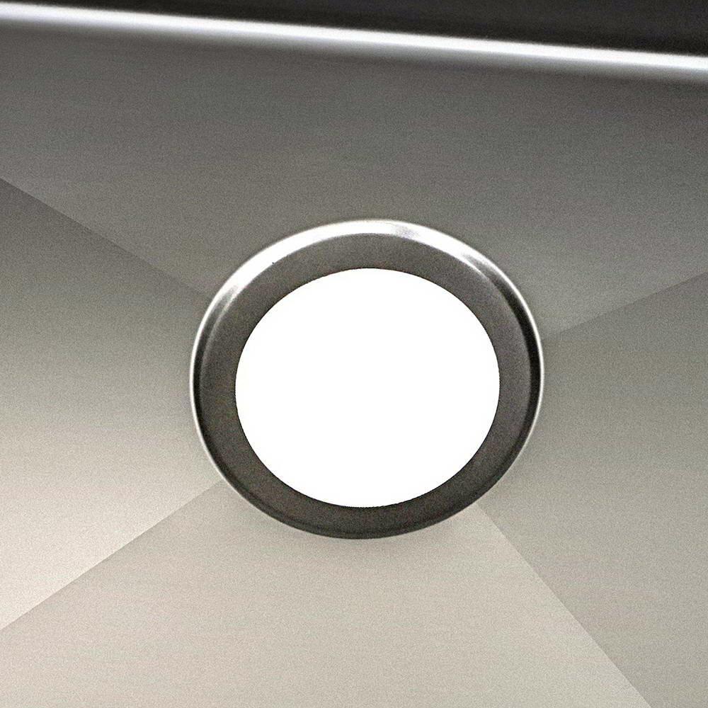 Cefito Kitchen Sink 60X45cm Stainless Steel Basin Single Bowl Black