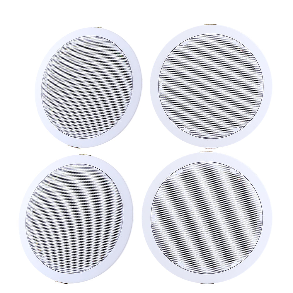 Set of 4 6-Inch Ceiling Speakers In Wall Speaker Home Audio Stereos Tweeter