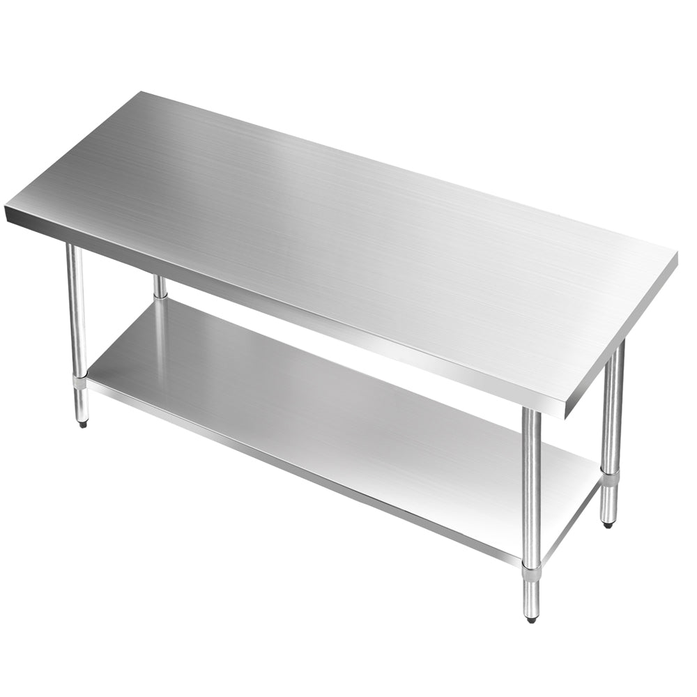 1524mmx610mm Commercial Stainless Steel Kitchen Bench