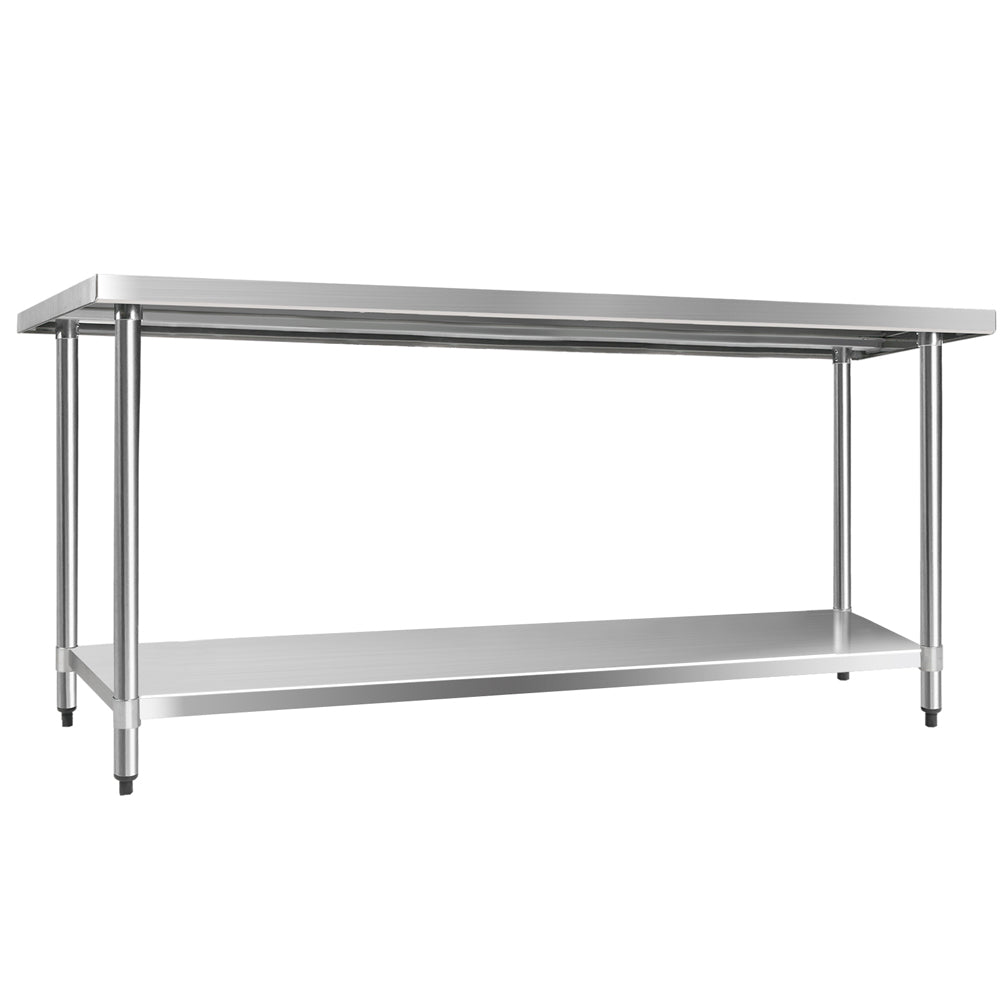 610x1829mm Commercial Stainless Steel Kitchen Bench