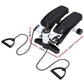 Mini Stepper with Resistance Rope Mat Folding Pedal Exercise Aerobic Trainer