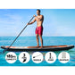 Stand Up Paddle Board 11ft Inflatable SUP Surfboard Paddleboard Kayak Surf - Red