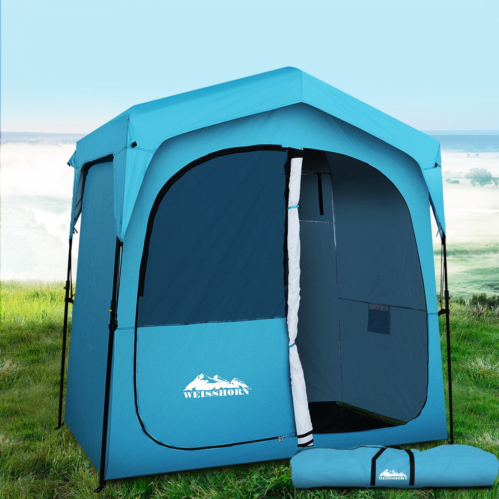 pop up tent australia Pop Up Camping Shower Tent Portable Toilet Blue Online in Australia – Factory Buys