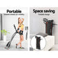Treadmill Electric Home Gym Fitness Exercise Machine Foldable 340mm - Black