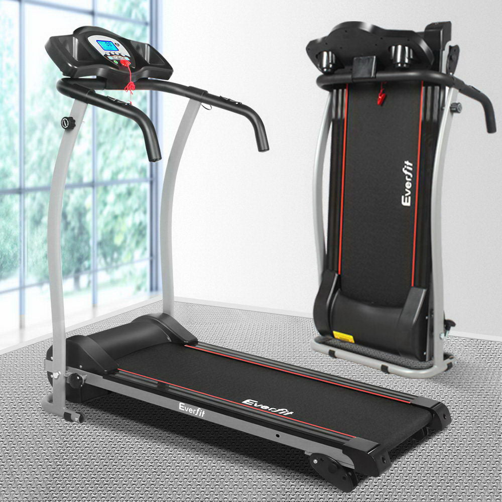 Treadmill Electric Home Gym Fitness Exercise Machine Foldable 360mm - Black