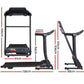 Treadmill Electric Home Gym Fitness Exercise Machine Incline 400mm - Black