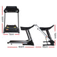 Treadmill Electric Auto Level Incline Home Gym Fitness Exercise 450mm - Black