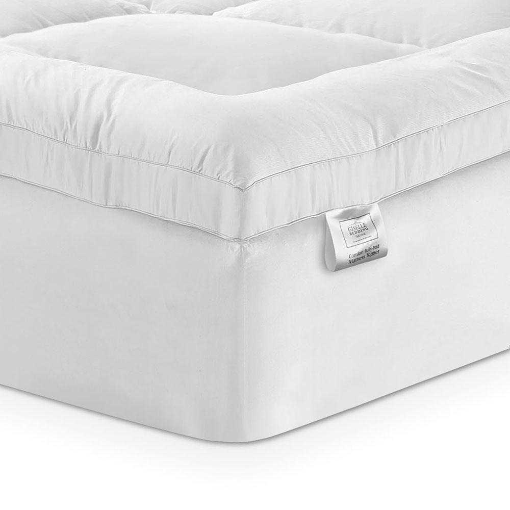 SINGLE Mattress Topper Pillowtop Bamboo - White