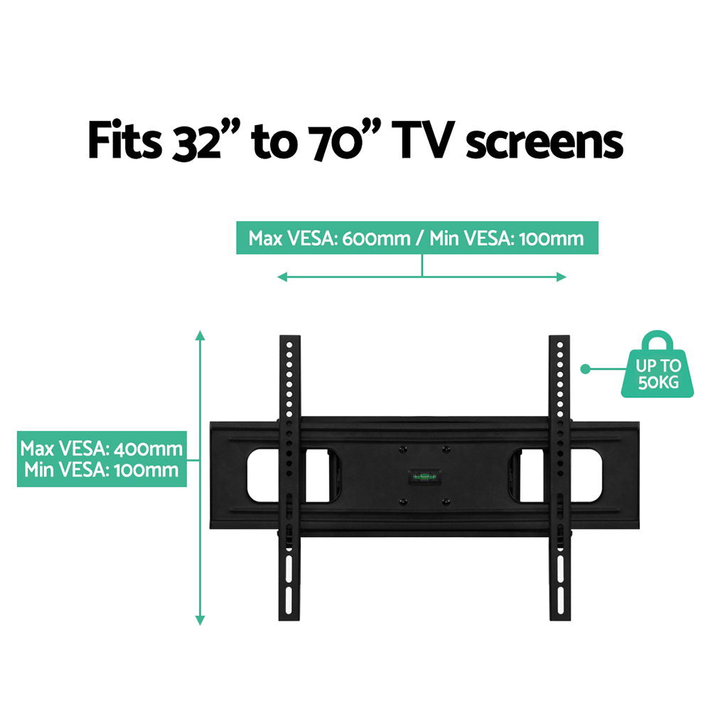 Full Motion TV Wall Mount Bracket Swivel LED LCD Plasma VESA 32 - 70 Inch