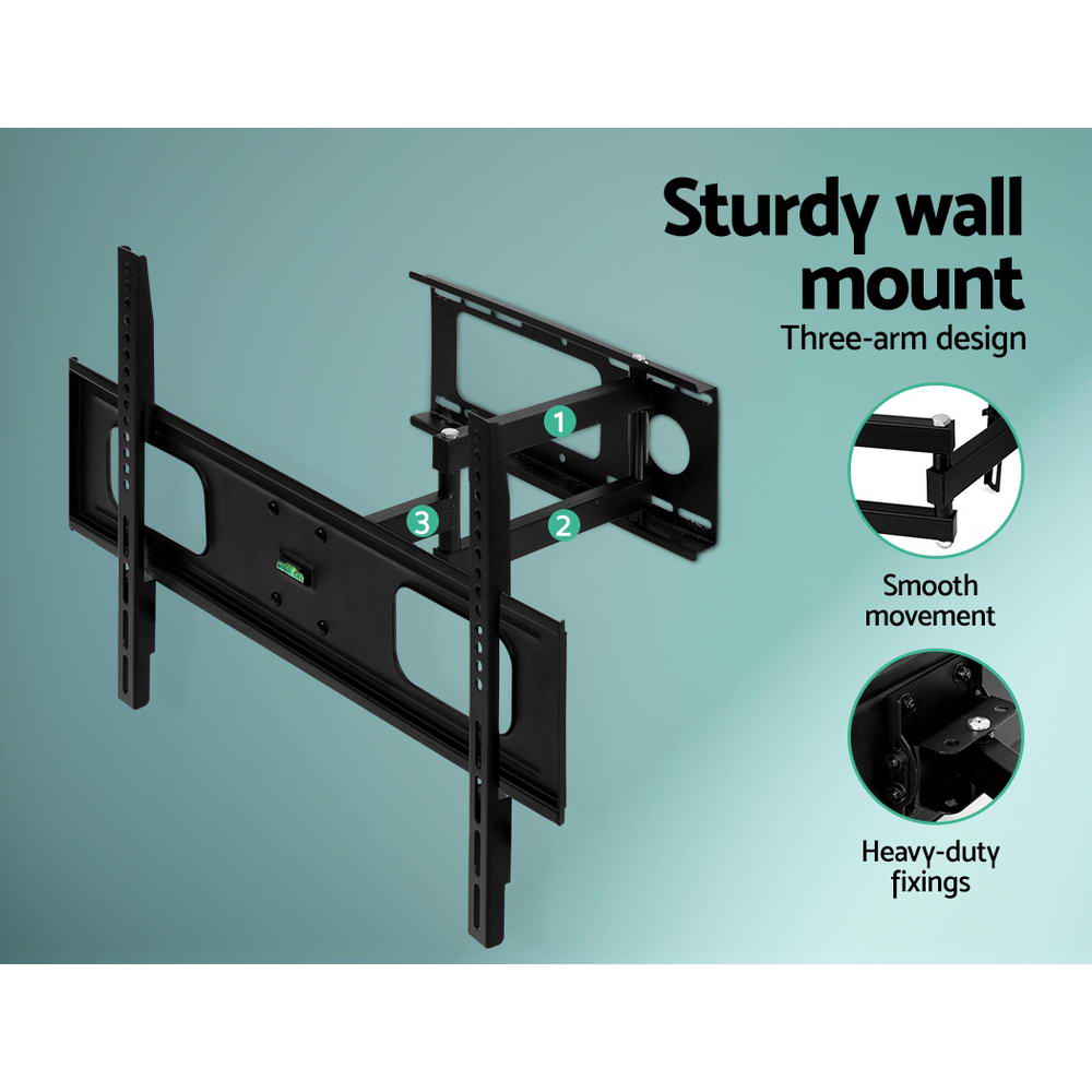 Full Motion TV Wall Mount Bracket Swivel LED LCD Plasma VESA 32 - 70 Inch