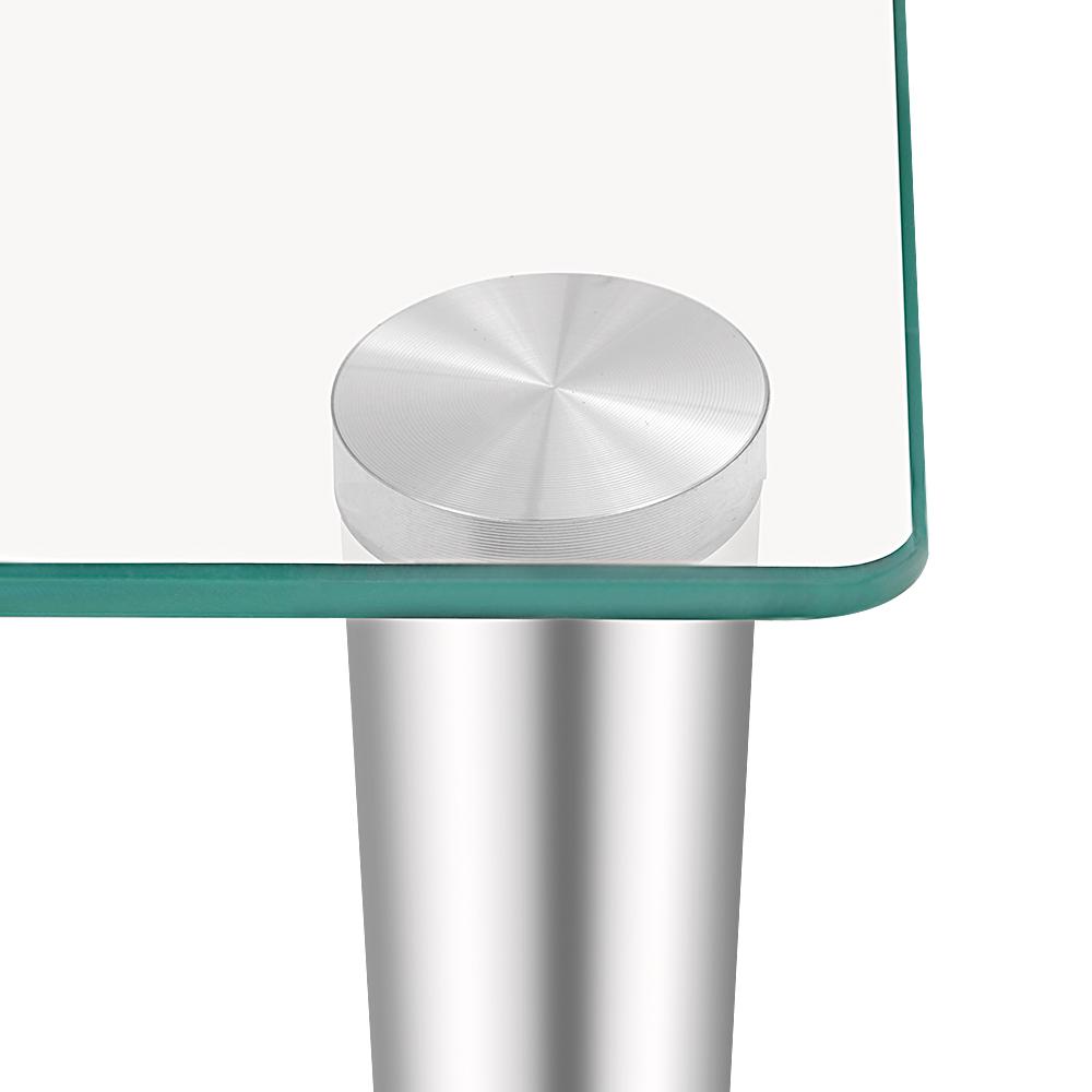 Artiss Monitor Stand Riser with Height Adjustable Computer Laptop Printer Screen Glass Display Shelf