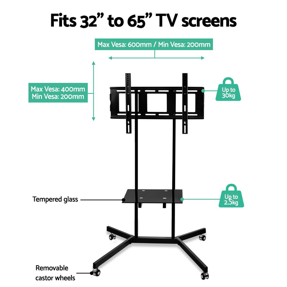 TV Mount on Stand - Black