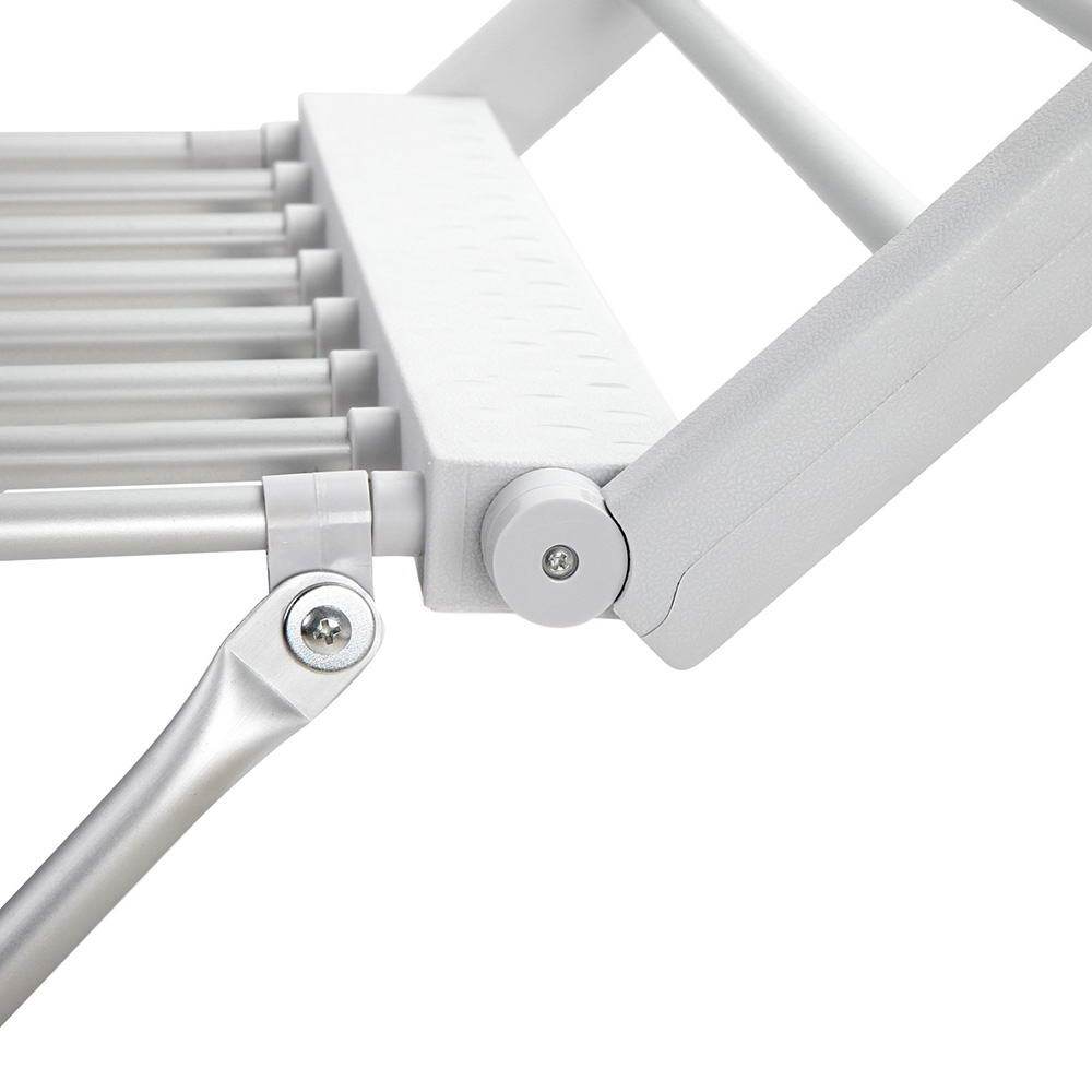 Electric Heated Towel Rail Rack 18 Bars Freestanding Clothes Dry Warmer