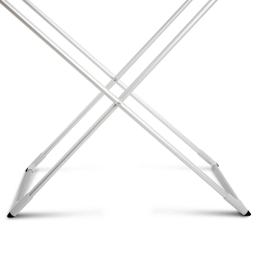 Electric Heated Towel Rail Rack 18 Bars Freestanding Clothes Dry Warmer