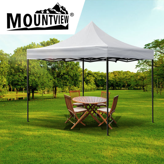 Gazebo Tent 3x3 Outdoor Marquee Gazebos Camping Canopy Wedding Silver