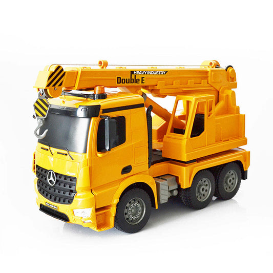 Remote Control Mercedes-Benz Crane Model Toy Truck - Yellow