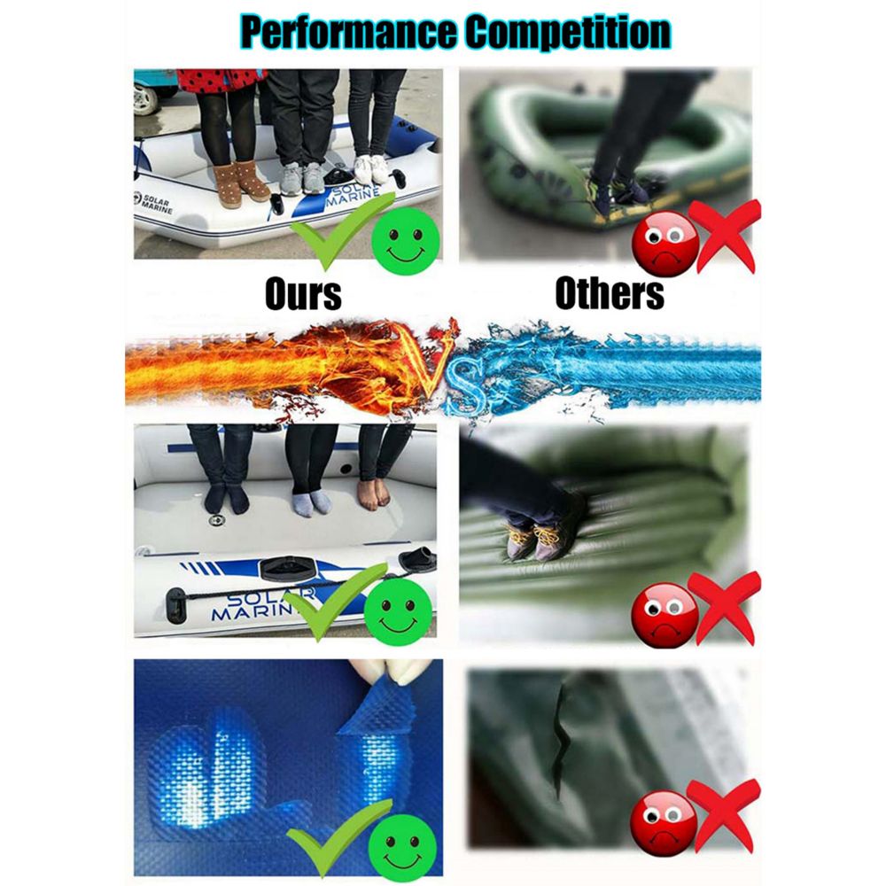 2.3m Inflatable Boat Laminated Wear Resistant Fishing Boat