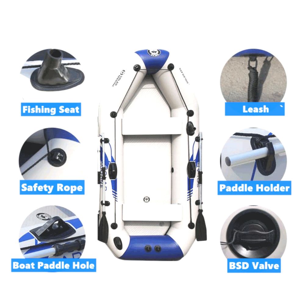 2.3m Inflatable Boat Laminated Wear Resistant Fishing Boat