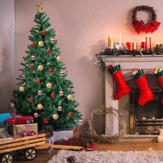 5ft 1.5m 550 Tips Green Christmas Tree Xmas Decor Decorations