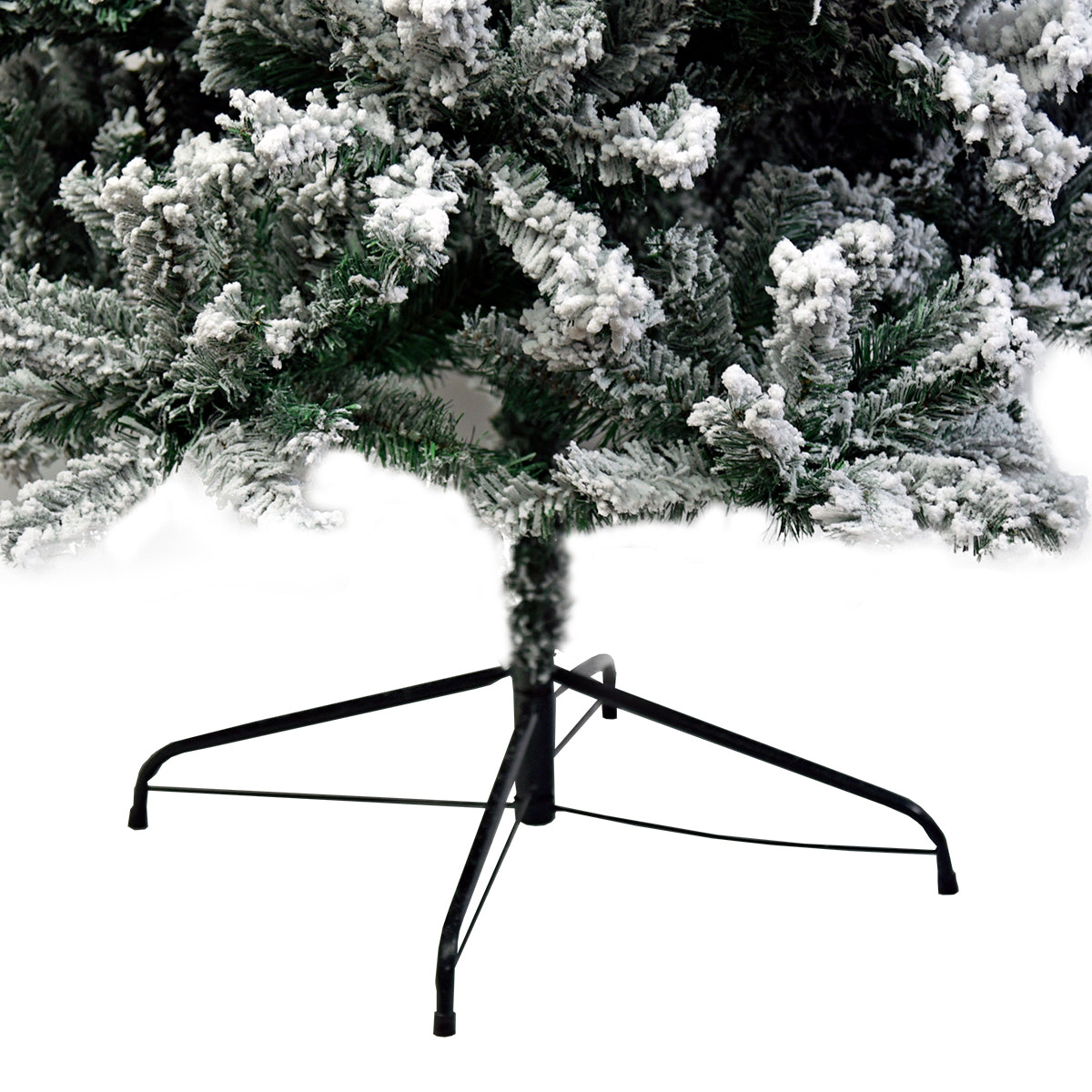 8ft 2.4m 1500 Tips Snow-Tipped Artificial Christmas Tree