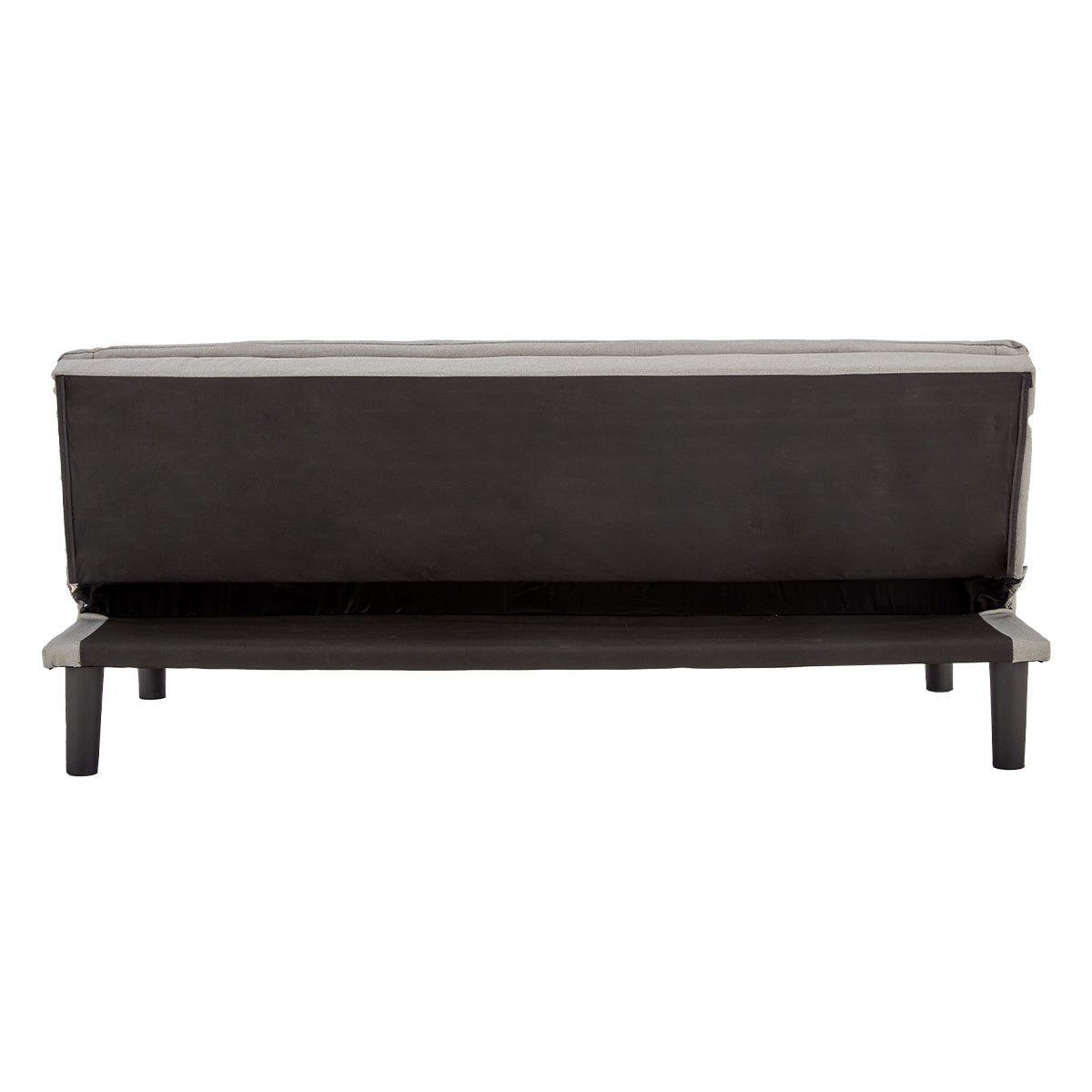 Monroe 3-Seater Faux Linen Fabric Modular Sofa Bed Couch - Light Grey