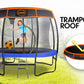 14ft Outdoor Trampoline Kids Children With Safety Enclosure Pad Mat Ladder Basketball Hoop Set - Blue