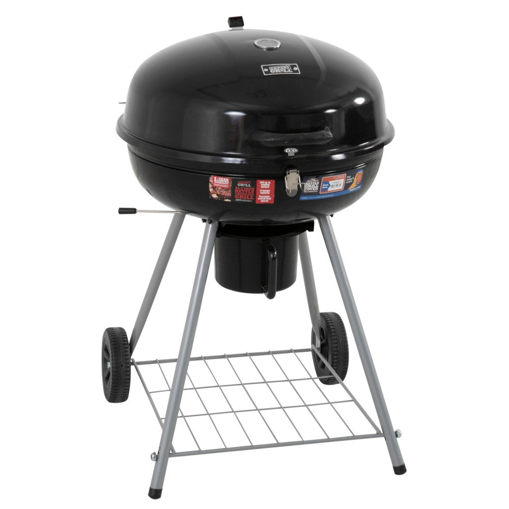 Terry Outdoor BBQ Smoker Portable Charcoal Roaster - Black
