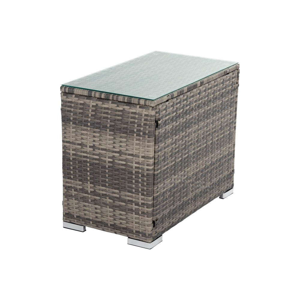 Rayleigh Grey Wicker End Table