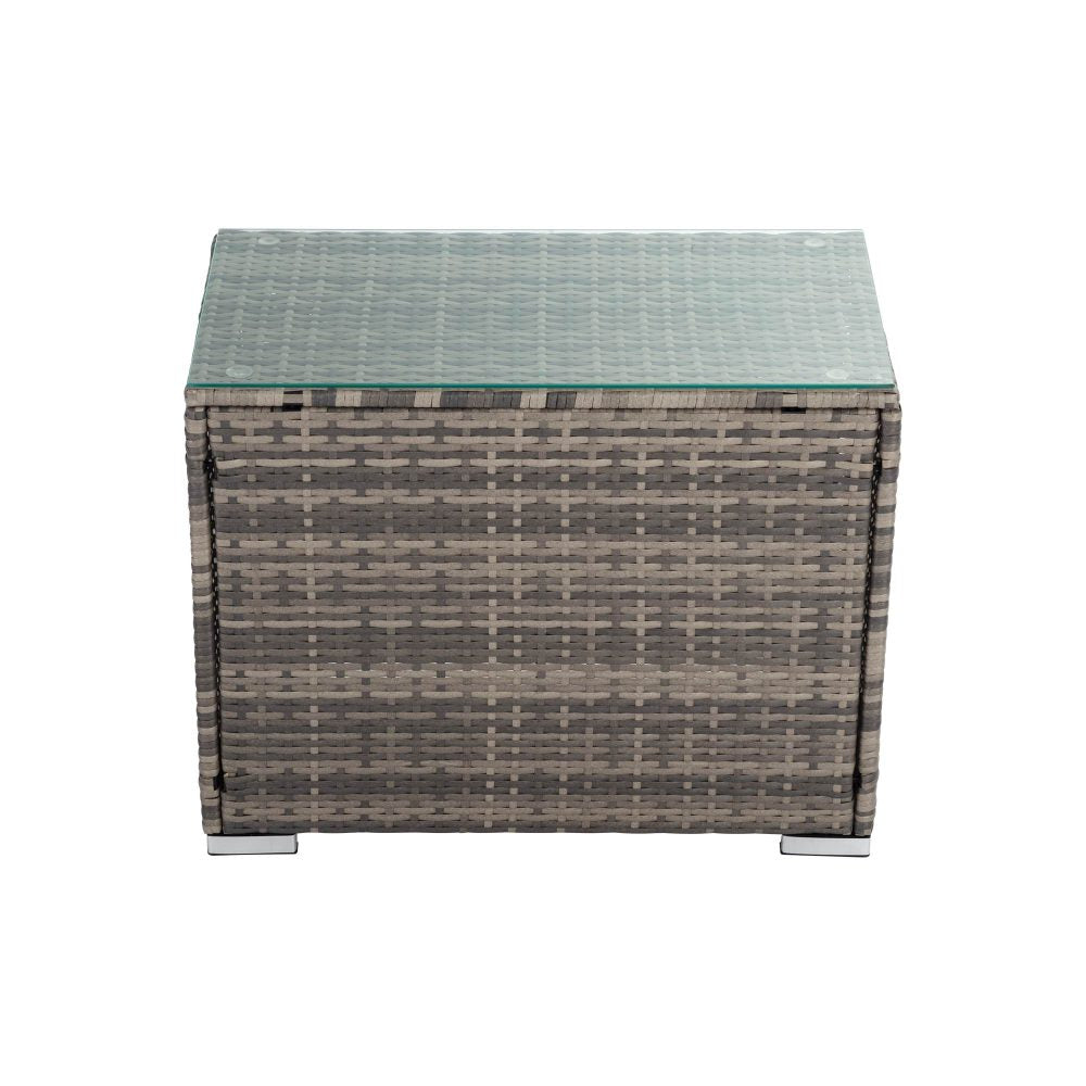 Rayleigh Grey Wicker End Table