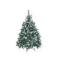 4ft 1.2m 390 Tips Snowy Christmas Tree Xmas Pine Cones Green